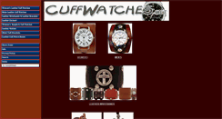 Desktop Screenshot of cuffwatches.net