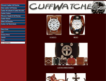 Tablet Screenshot of cuffwatches.net